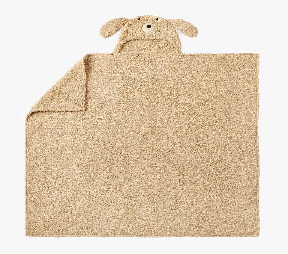 Sherpa Animal Hooded Blanket Collection Pottery Barn Kids Australia